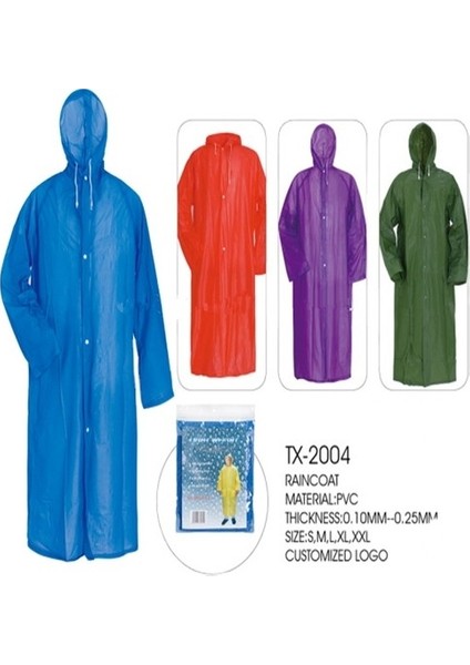 Raıncoat Eva Unisex Bordo Yağmurluk modelleri