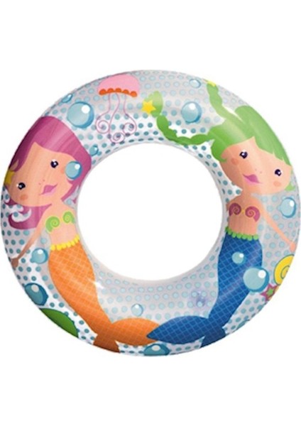 Sevimli Hayvan Desenli Çocuk Simidi 3- 6 Yaş 51 cm