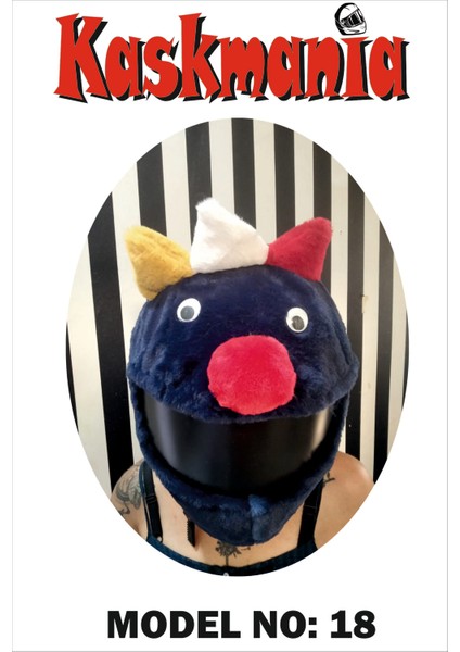 Peluş Kask Kılıfı Laci Palyaço