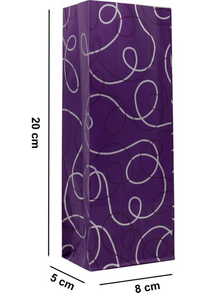 Desenli Kese Kağıdı 8X20X5 cm 10 Adet Model:11 fırsatları