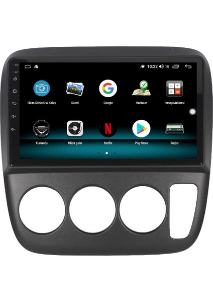 Honda Crv Android 13 Multimedya Carplay 4gb RAM+64GB HDD 1997-2001 Navigasyon Ekran