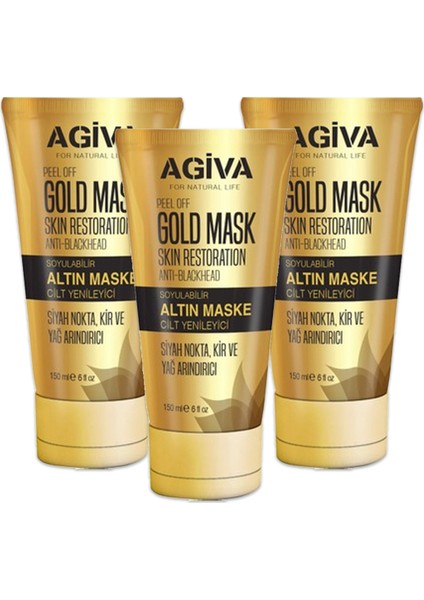 Gold Maske 150ML 3'lü Paket