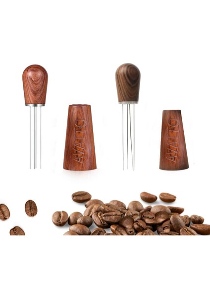 WDT Espresso Dağıtıcı İğne Topaklanma Önleyici Ayarlanabilir Karıştırma Aracı Barista Ekipmanı