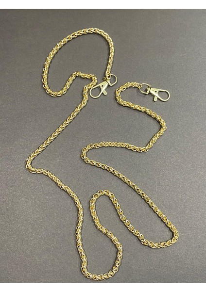 Çanta Zinciri Uçları Klipsli 120 cm Örgü Modeli