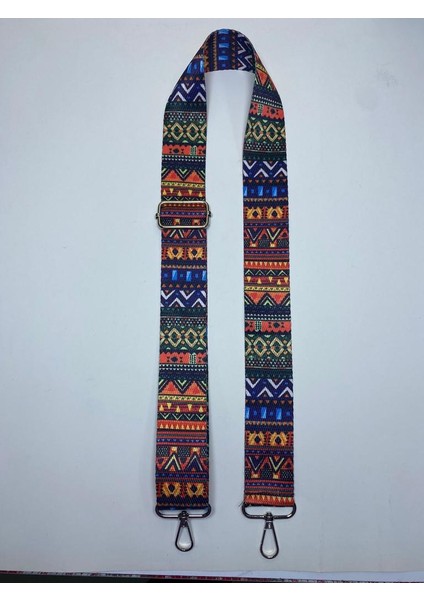 Otantik Desenli Palaska / Çanta Sapı / Desenli Çanta Sapı / Ayarlanabilir Çanta Sapı