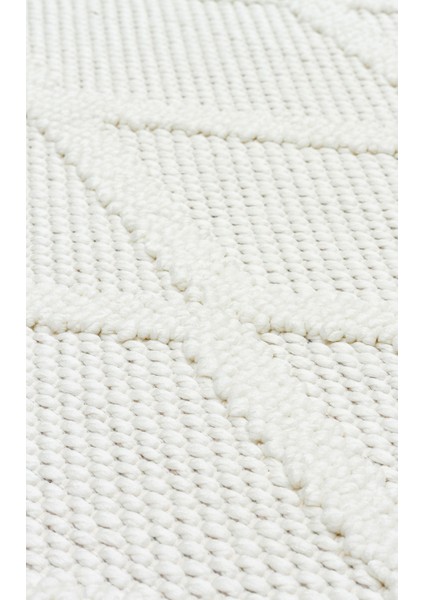 Cozy Czy 04 Cream Hav Toz Vermez Modern Örgü Dokuma Iskandinav Halı modelleri