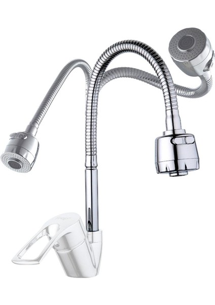 6061 Esnek 360° Hareketli 2 Fonksiyon Spreyli Kubar Musluk Ucu 48 cm fiyatları