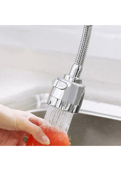 6061 Esnek 360° Hareketli 2 Fonksiyon Spreyli Kubar Musluk Ucu 48 cm fırsatları