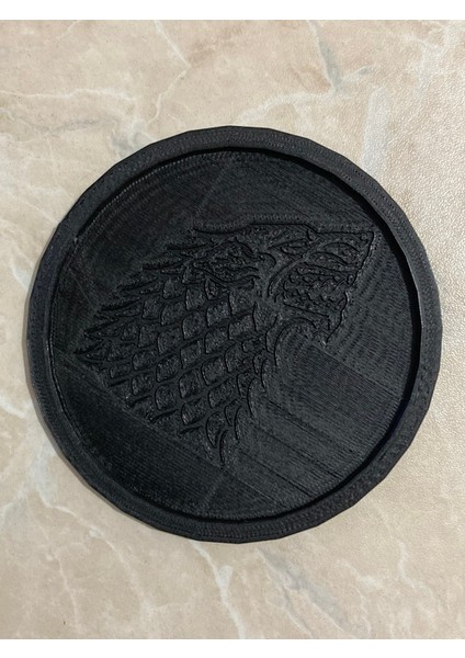 House Stark Bardak Altlığı Seti - Organik Plastik
