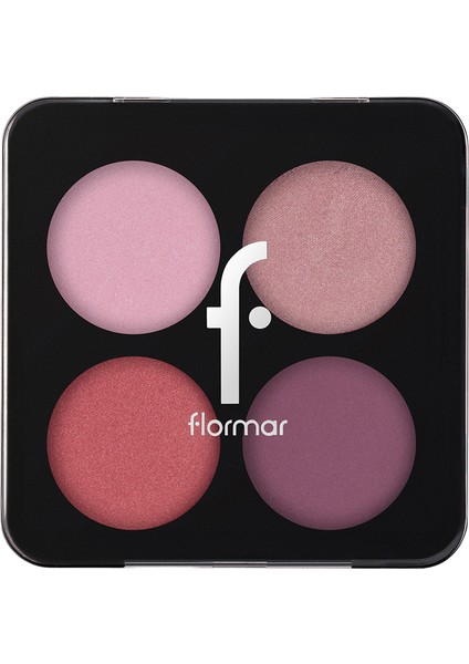 Color Palette Ince Yapılı & Mat Bitişli/ışıltılı 4'lü Göz Farı Paleti
