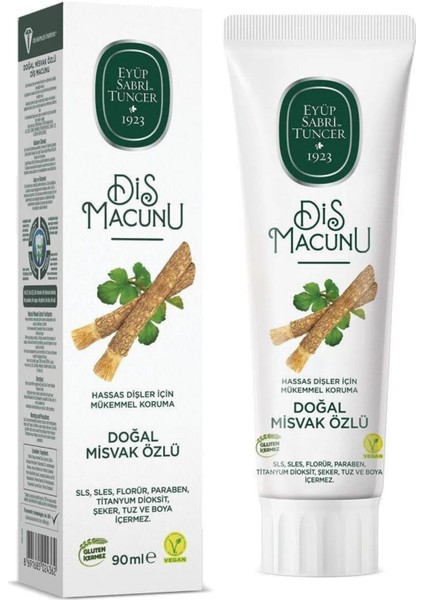 Diş Macunu Misvak Özlü 90 Ml X 6 Adet