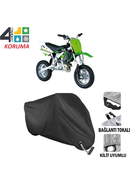 Keeway Cooper Branda Motosiklet Brandası Bağlantı ve Kilit Uyumlu Siyah