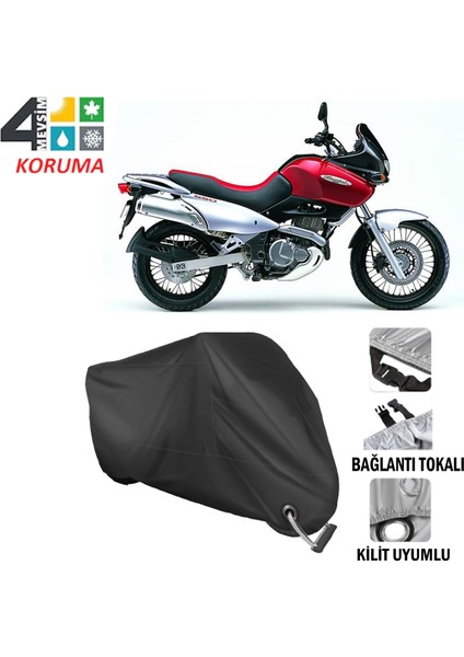 Suzuki Freewind Xf 650 Branda Motosiklet Brandası Bağlantı ve Kilit Uyumlu Siyah