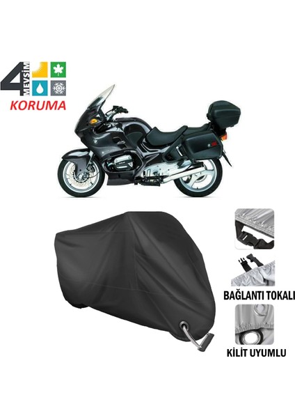 Bmw R 1100 Rt Branda Motosiklet Brandası Bağlantı ve Kilit Uyumlu Siyah