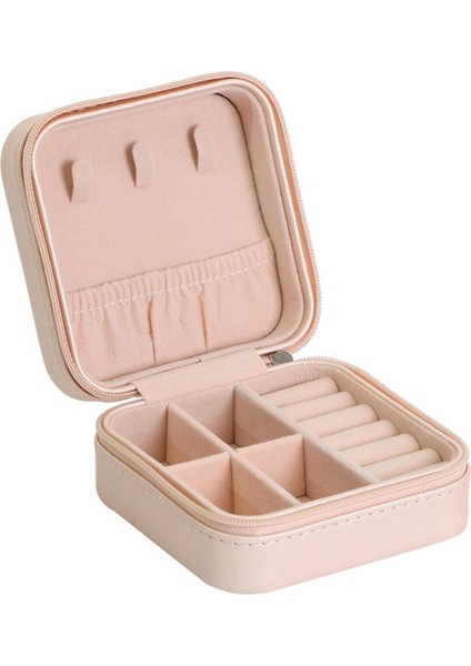 Küçük Taşınabilir Seyahat Mücevher Kutusu Organizatör (Yurt Dışından)