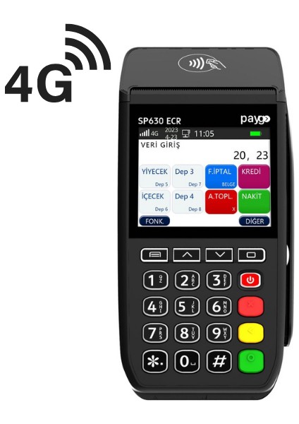 SP630 Ecr 4g Yazarkasa Pos