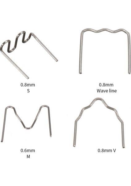 0.6mm-0.8mm Üniversal 400 Adet/takım Zımba - Gri (Yurt Dışından)