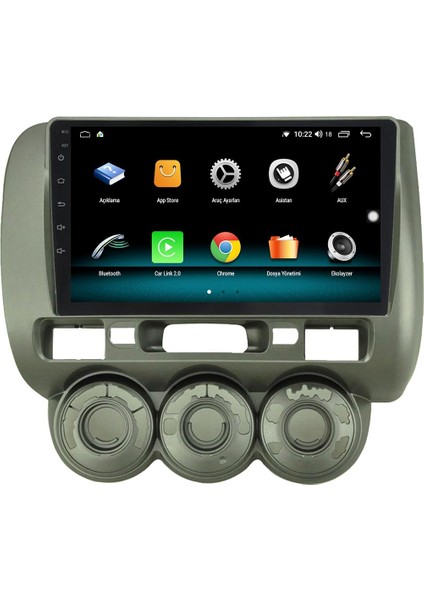 Honda Jazz Android 13 Multimedya Carplay 4gb RAM+64GB HDD 2004-2007 Navigasyon Ekran