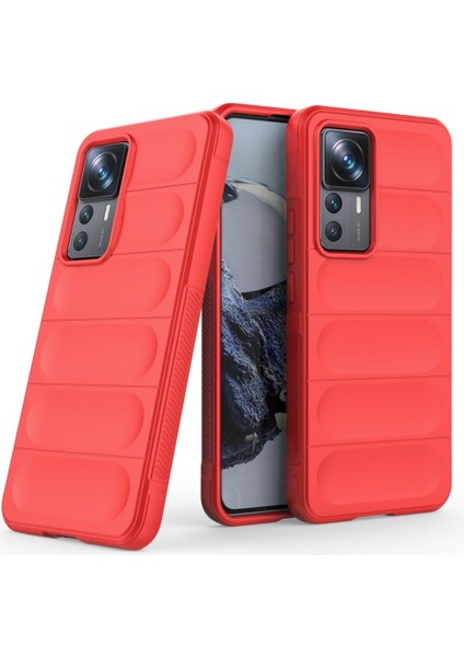 Xiaomi Mi 12T Kılıf Mat Parmak Izi Yapmaz Elden Kaydırmaz Içi Kadife Kamera Korumalı Silikon