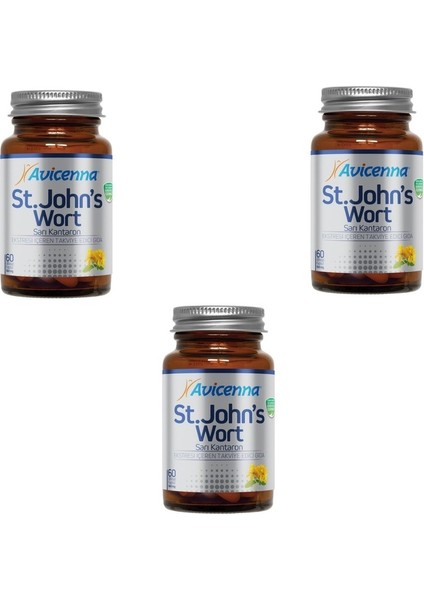 St. Johns Wort / Sarı Kantaron 3 Adet