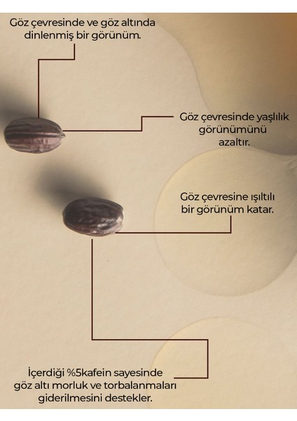 Göz Çevresi Eye Contour Serum - Caffeine 5% Green Tea Extract - 30 Ml