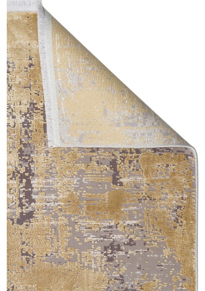 Fresco Fs 30 Grey Gold Xw Yumuşak Dokulu Özel Işıltılı Yüksek Kaliteli Sık Dokuma Modern Halı