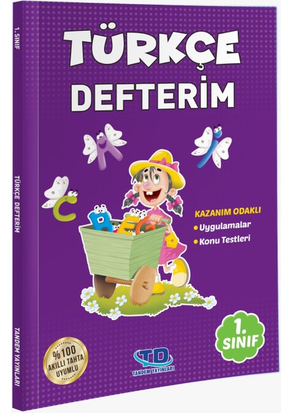 1. Sınıf Konu Testli Uygulamalı Türkçe Defterim