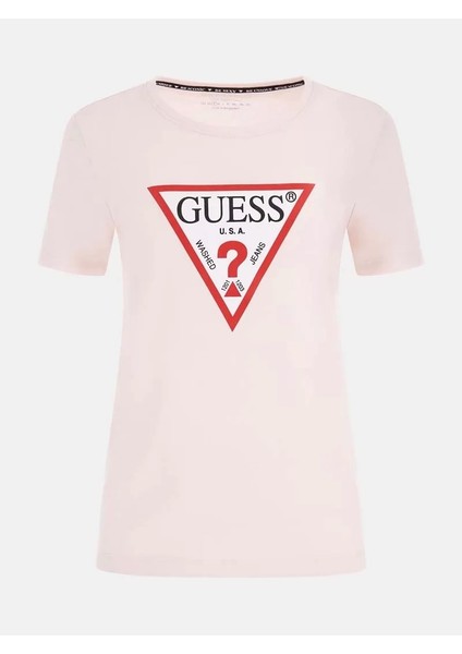 Üçgen Logolu T-Shirt Kadın