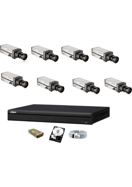 Messoa Ip Kamera Set 8'li