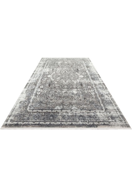 Fresco Fs 29 Grey Black Xw Yumuşak Dokulu Özel Işıltılı Yüksek Kaliteli Sık Dokuma Modern Halı