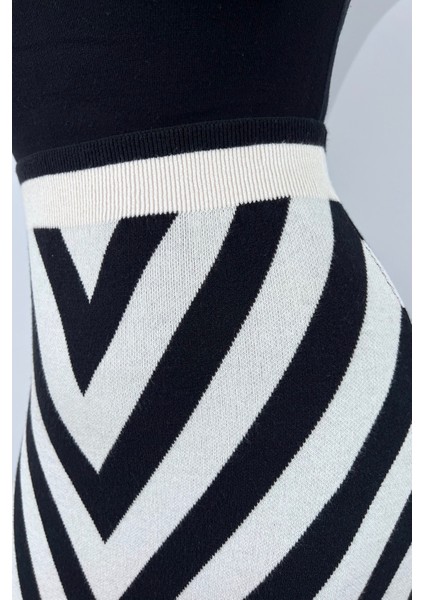 Kadın Geo Maksi Premium Triko Etek indirimleri