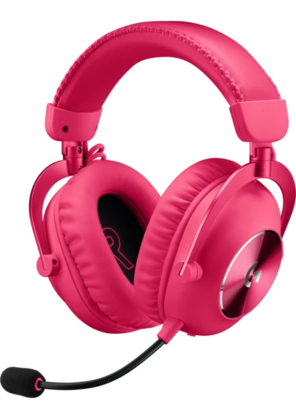 G PRO X 2 LIGHTSPEED Kablosuz DTS:X Headphone 2.0 - 7.1 Surround Ses Oyun Kulaklığı - Pembe