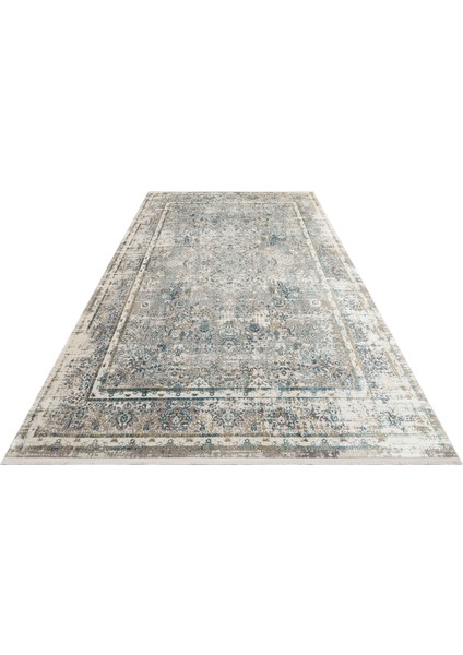 Fresco Fs 29 Cream Blue Yumuşak Dokulu Özel Işıltılı Yüksek Kaliteli Sık Dokuma Modern Halı modelleri
