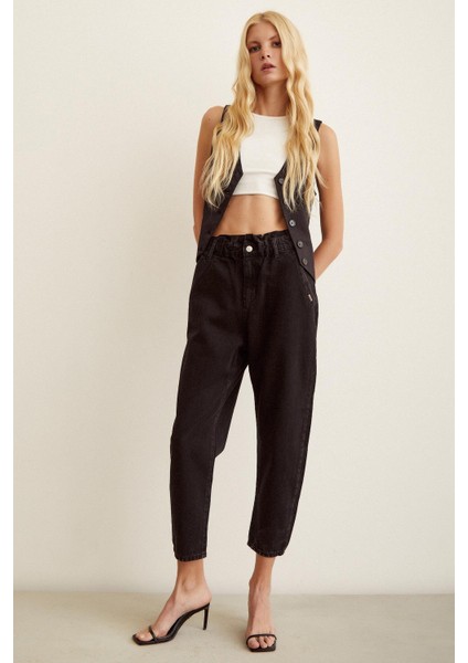 Beli Lastikli Mom Jean modelleri