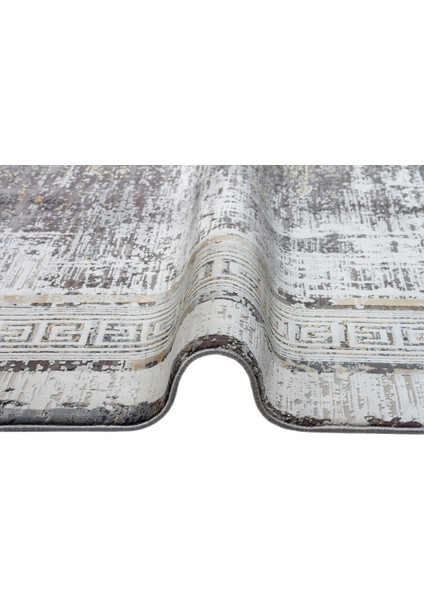 Fresco Fs 25 Grey Beıge Xw Yumuşak Dokulu Özel Işıltılı Yüksek Kaliteli Sık Dokuma Modern Halı