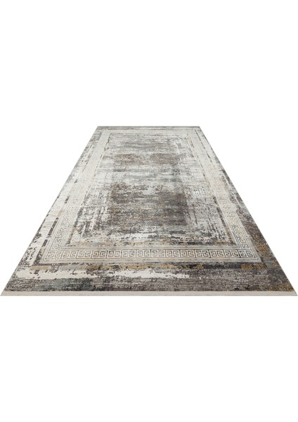 Fresco Fs 25 Grey Beıge Xw Yumuşak Dokulu Özel Işıltılı Yüksek Kaliteli Sık Dokuma Modern Halı