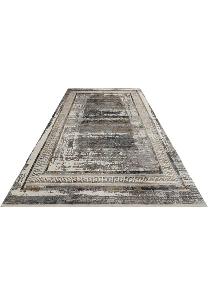 Fresco Fs 25 Grey Beıge Xw Yumuşak Dokulu Özel Işıltılı Yüksek Kaliteli Sık Dokuma Modern Halı