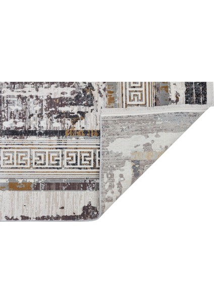 Fresco Fs 25 Grey Beıge Xw Yumuşak Dokulu Özel Işıltılı Yüksek Kaliteli Sık Dokuma Modern Halı indirimleri