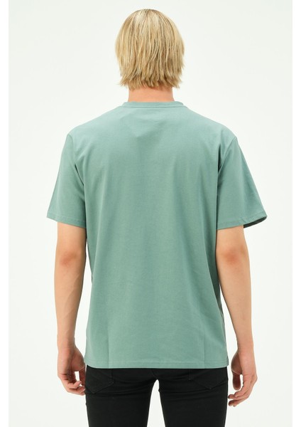Erkek Nakış Baskılı Spor Oversize Tişört Tshirt