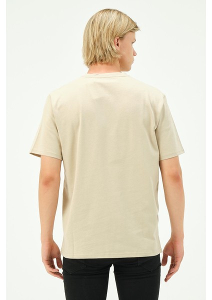 Erkek Nakış Baskılı Spor Oversize Tişört Tshirt