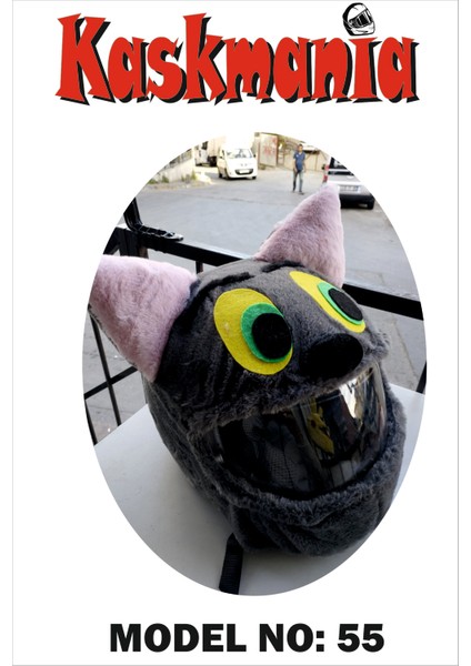 Peluş Kask Kılıfı Tom