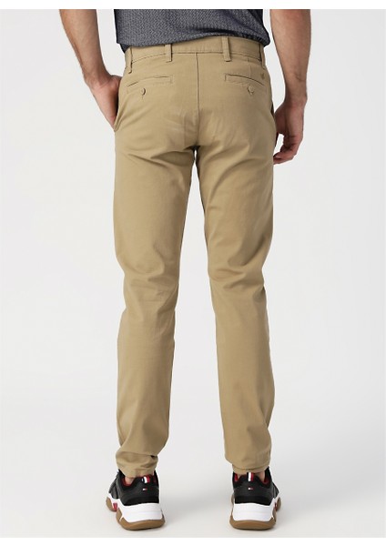 Slim Fit Bej Erkek Smart 360 Flex Ultimate Chino Pantolon 79488-0000