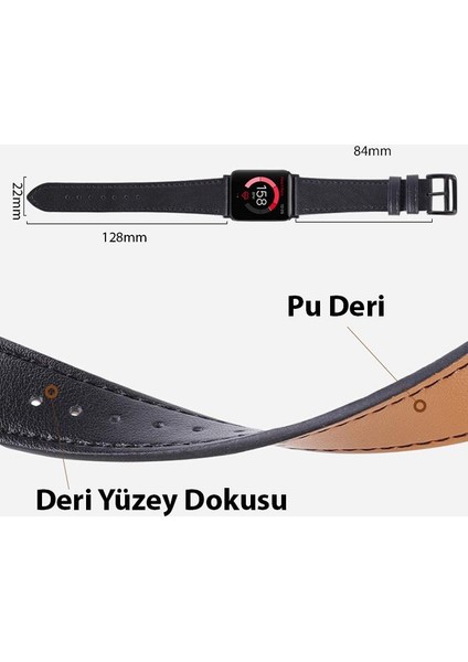 Polham Apple Watch 1-2-3 Ile Uyumlu 42MM Retro Tasarımlı Deri Kordon, Ultra Sağlam Kilitli Kayış
