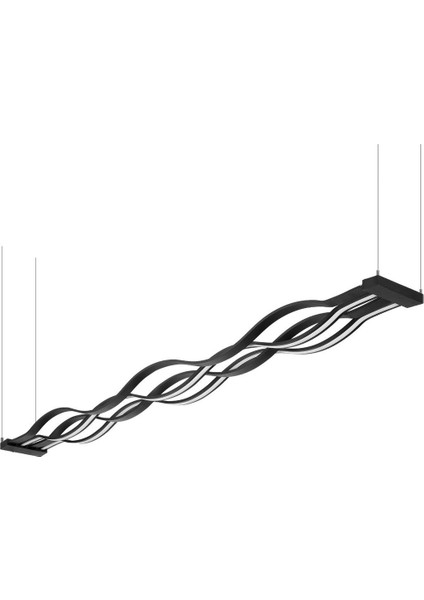 Dekoratif Modern Dalga LED Avize Sarkıt Lineer Aydınlatma