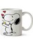 Snoopy Love Kalp Zzzz Porselen Kupa Bardak 1