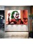 Joker Ilüstrasyonu Gotham City Efsane Film Kanvas Tablo 1