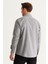 ALTINYILDIZ CLASSICS Erkek Siyah Slim Fit Dar Kesim Gizli Düğmeli Yaka Pamuklu Armürlü Gömlek 5