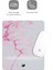 Pembe Beyaz Desenli Bilek Destekli Dikdörtgen Mouse Pad Mouse Altlığı 2