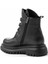 Siyah Hakiki Deri Kadın Bot & Bootie K02531206603 4