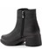 Siyah Hakiki Deri Kadın Bot & Bootie K02178001503 4